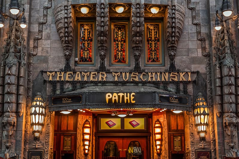 The front of the Tuschinski theatre