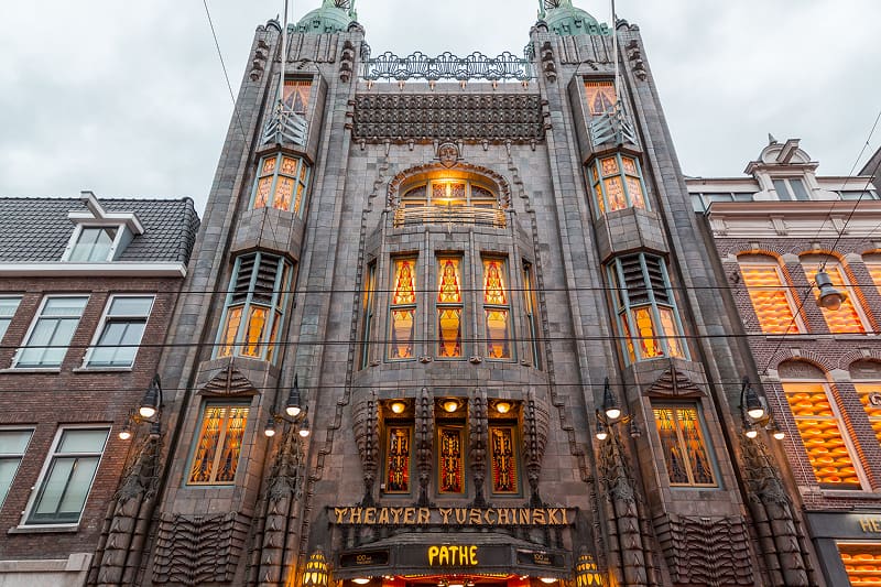 The front of the Tuschinski theatre
