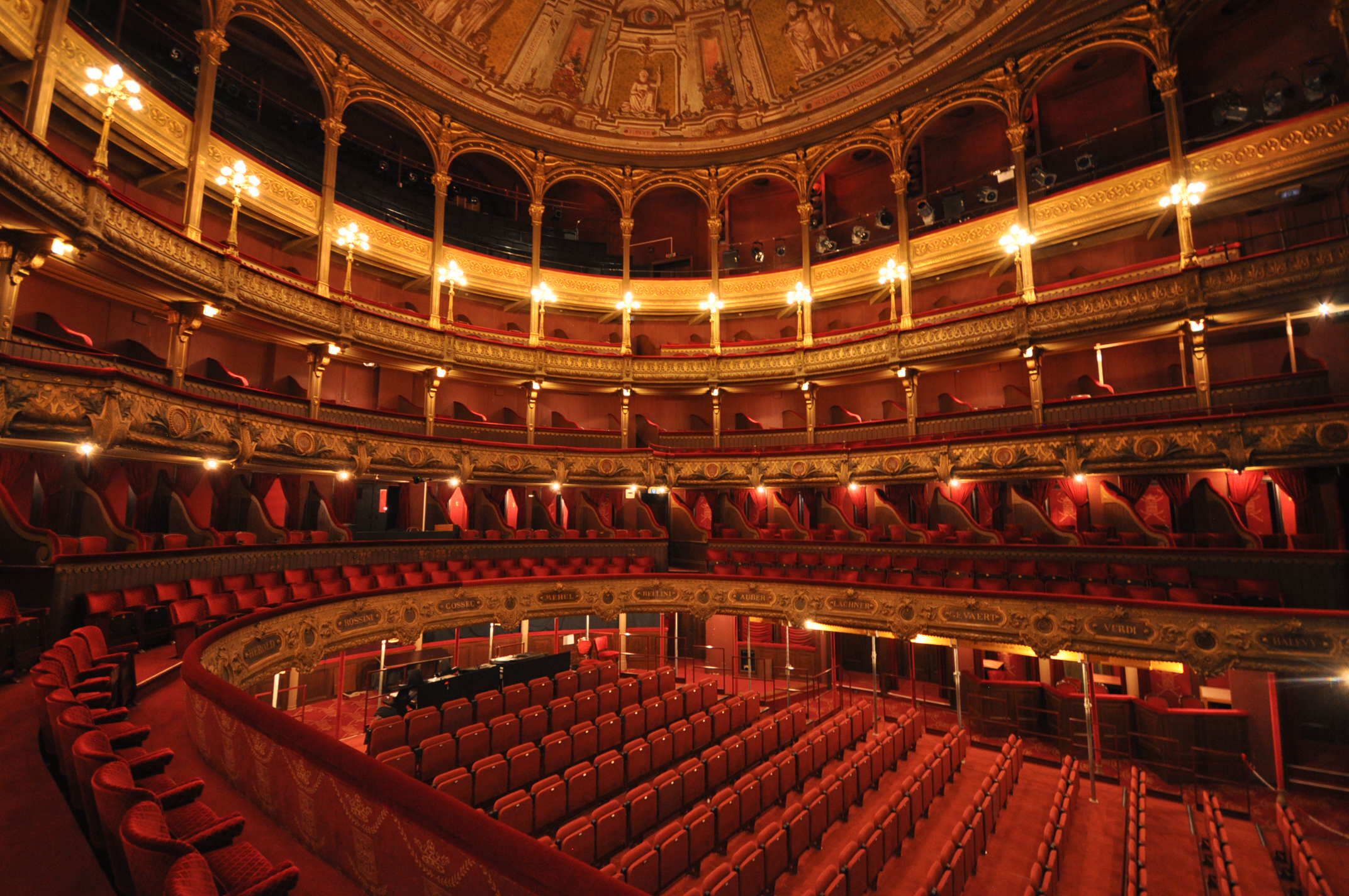 The front of the Bourla Theatre