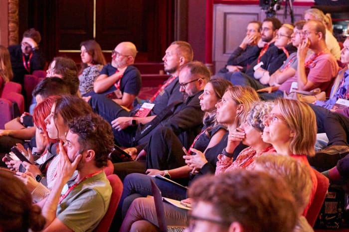 The audience at SmashingConf Antwerp