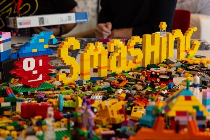 Smashing in LEGO