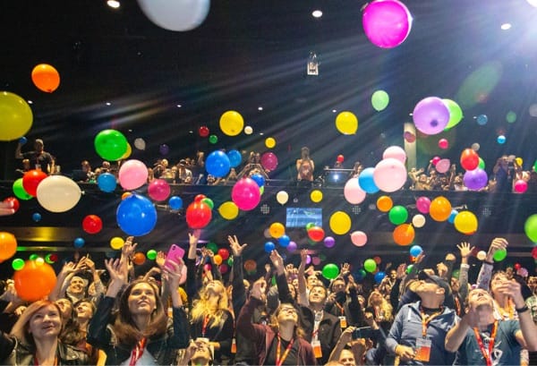 Balloons during SmashingConf NY