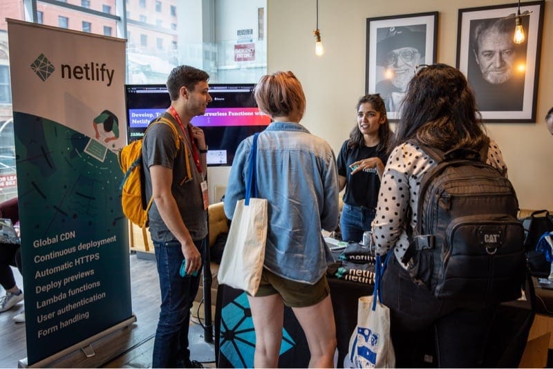 Netlify team at a Smashing Conference
